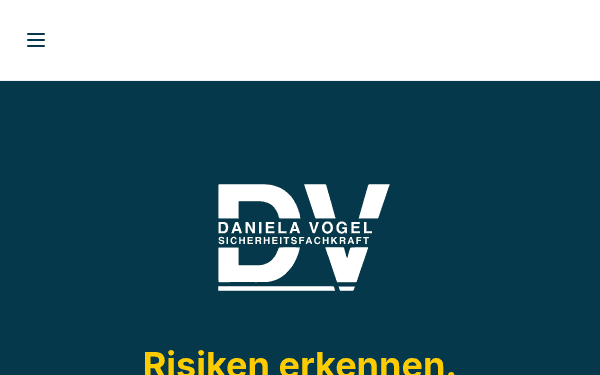 Daniela Vogel - Fachkraft für Arbeitssicherheit